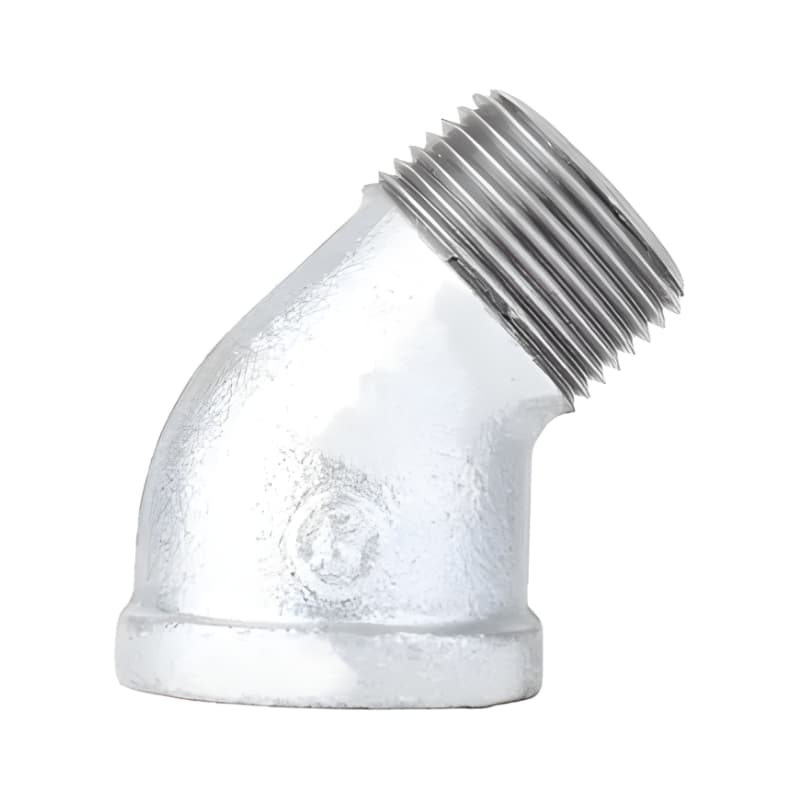 Galvanized 45° Elbows 1 1/2″ (MOQ-10Pcs)