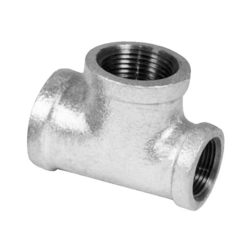 Galvanized Red. Tee 1 1/2″ X 1 1/4″ X 1″ (Three Size) (MOQ-10Pcs)