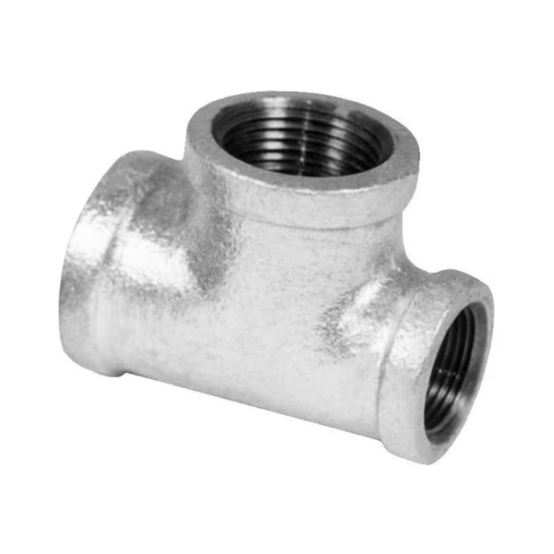 Galvanized Red. Tee 1 1/4″ X 1 1/4″ X 1/2″ (MOQ-15Pcs)