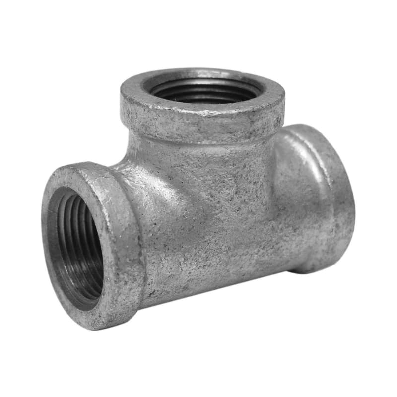 Galvanized Red. Tee 2″ X 1 1/4″ X 1″ (MOQ-8Pcs)