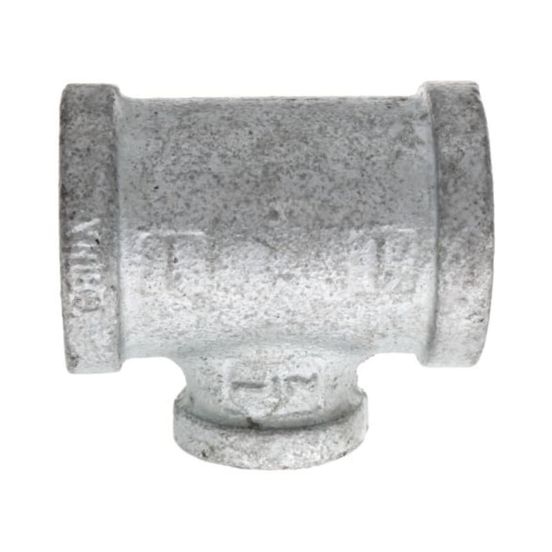 Galvanized. Reducer Tee 1 ¼”X 1″ (MOQ-4Pcs)