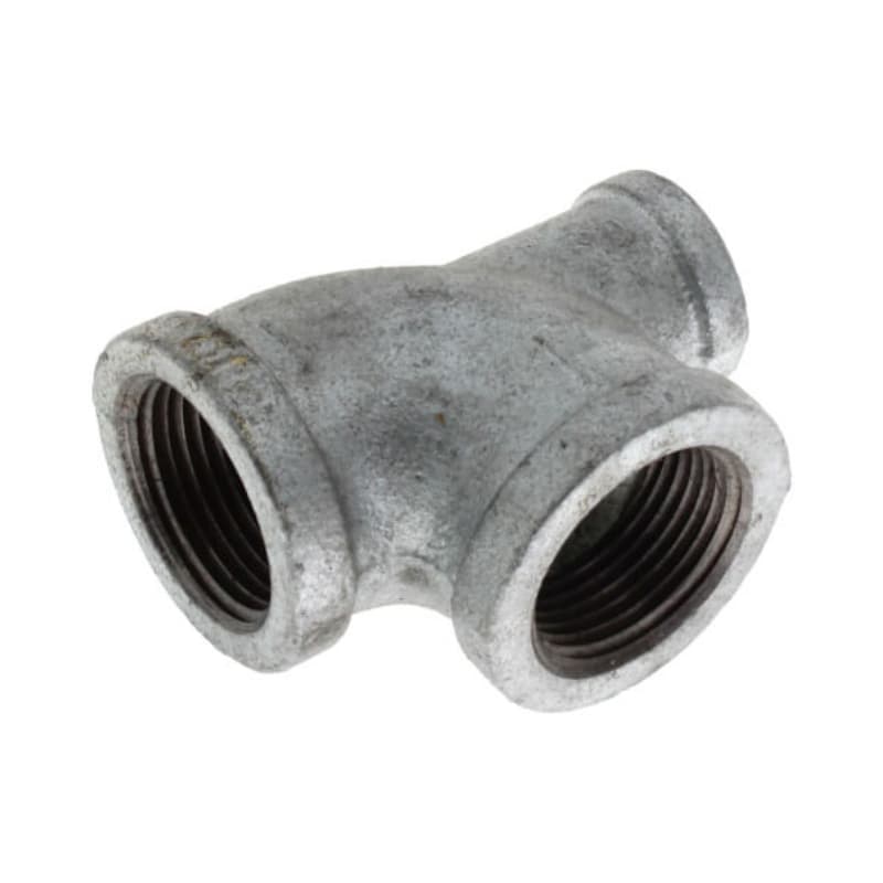 Galvanized. Reducer Tee, 1 ½”X 1 ¼” (MOQ-4Pcs)