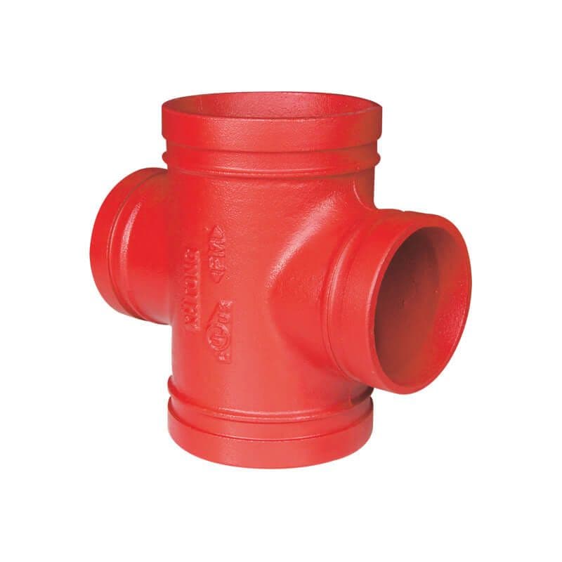 Grooved Reducing Cross Tree