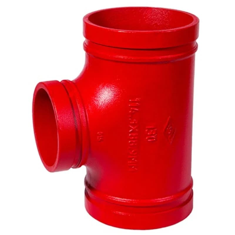 Grooved Reducing Tee Branch