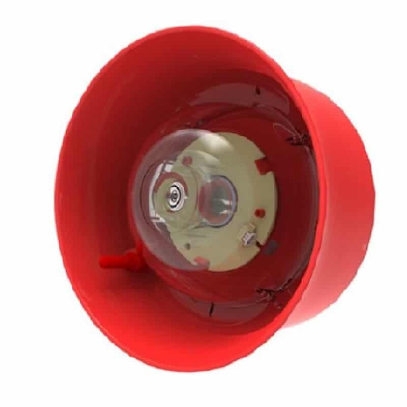 Hochiki CHQ-WSB2/WL Wall Sounder Beacon – Red Case, White Leds