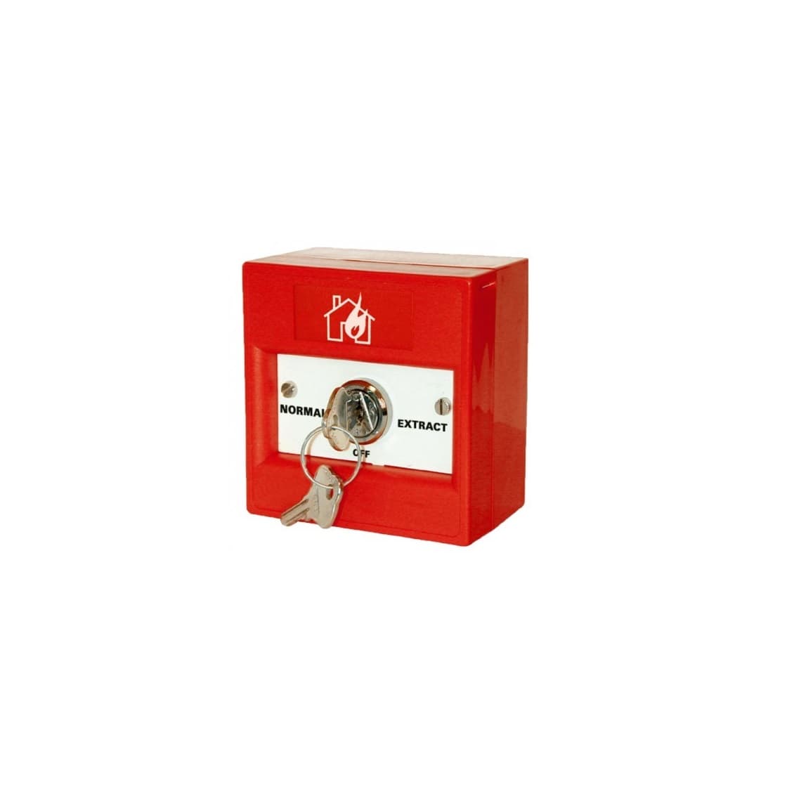 KAC K30SRS-43 Firemans 3 Position Keyswitch Call Point Red