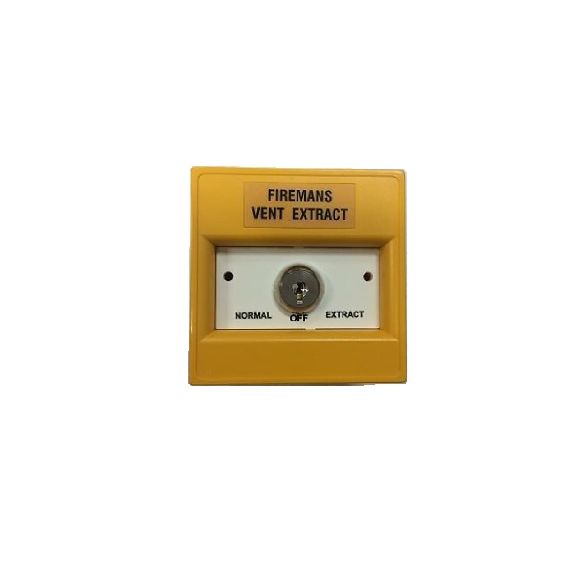 KAC K30SYS-33 Firemans 3 Position Keyswitch Call Point Yellow