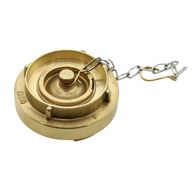 Lalizas – Blank Cap & Chain Storz Brass, 1 1/2inch