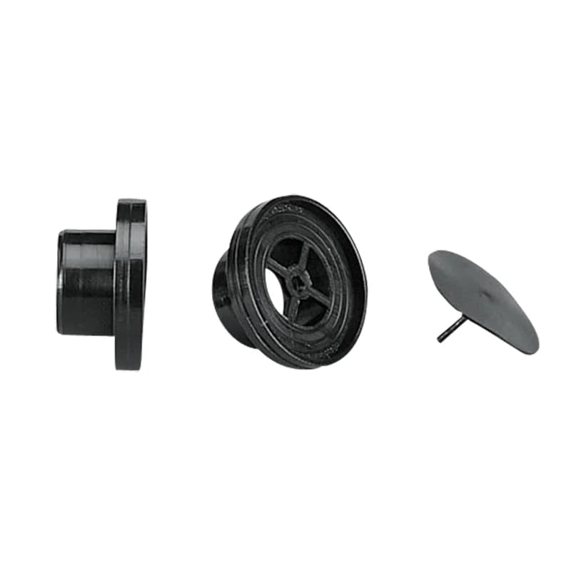 Lalizas – Drain Plugs with Non-Return Valve for Thru-hull – Black