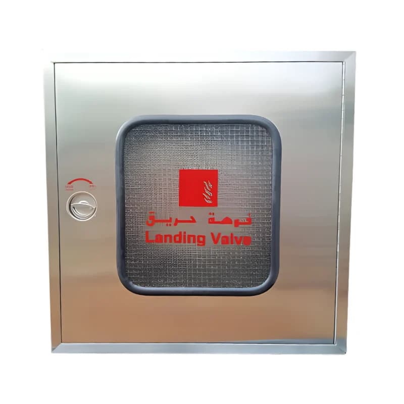 Landing Valve Cabinet – Recessed, Mesh Glass Door (LF30 RGD)