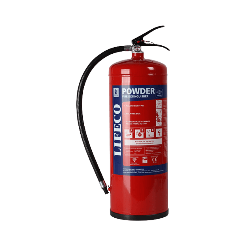 LIFECO-UK EN Approved ABC Powder Fire Extinguisher – 3 kg – Model LP3D