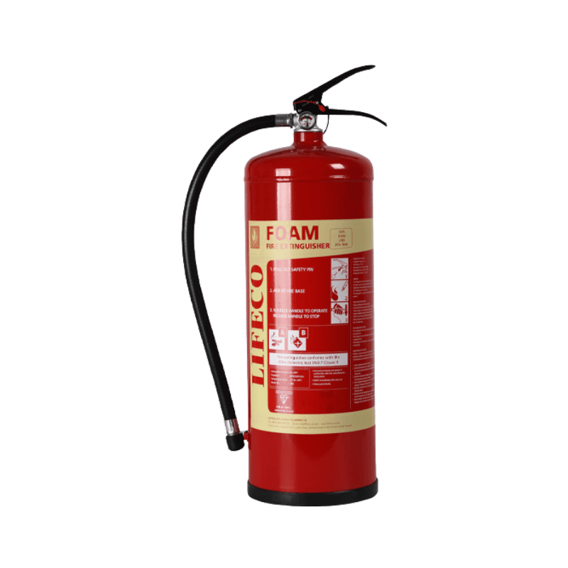 LIFECO-UK EN Approved AFFF Foam Fire Extinguisher – 9 Ltr – Model LF9D