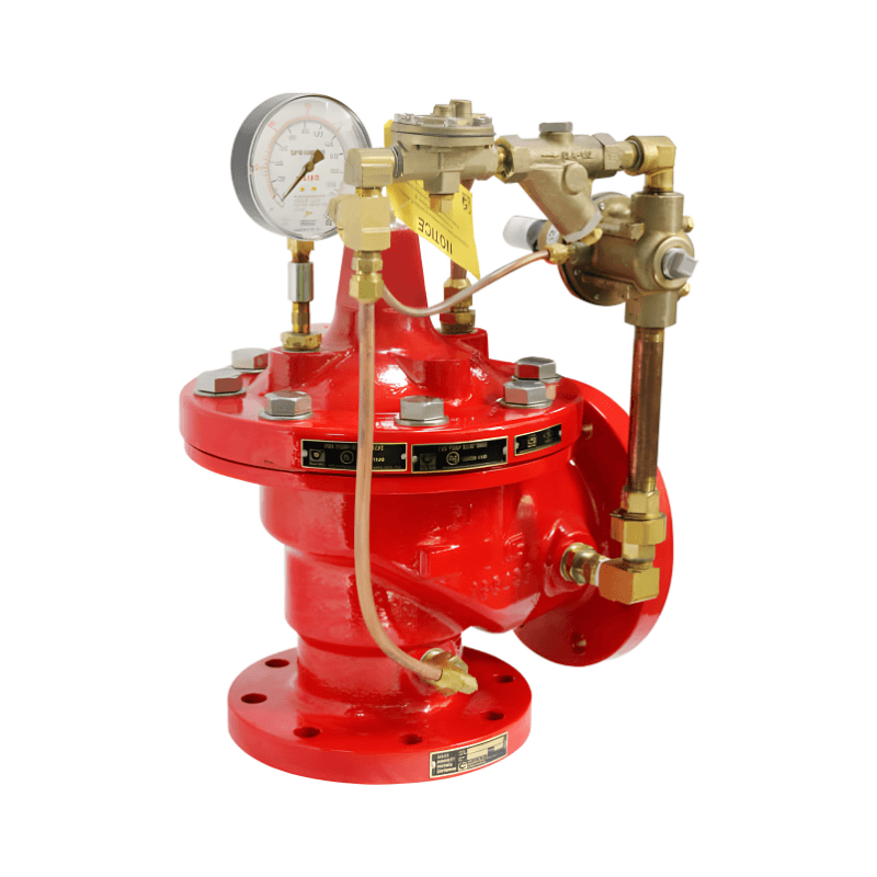 LIFECO-UK Pressure Relief Valve Flanged ANSI 150 FF 300 PSI, FM Approved