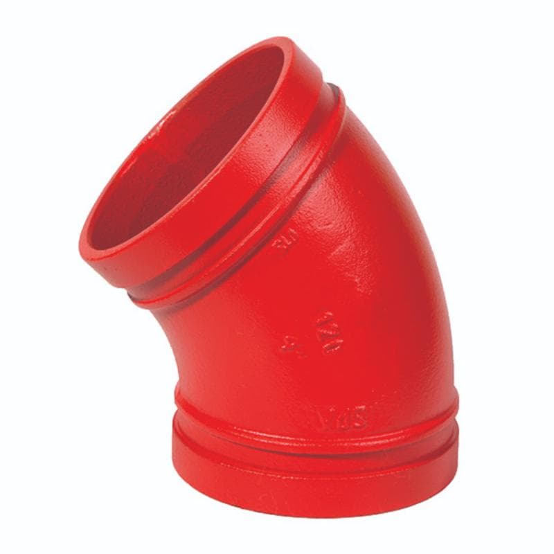 National – Grooved Elbow 45 Deg, 12inch – N-F101