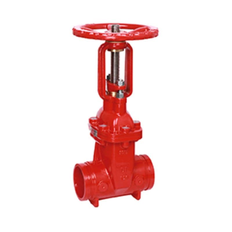 OS&Y Resilient Wedge Grooved Gate Valve