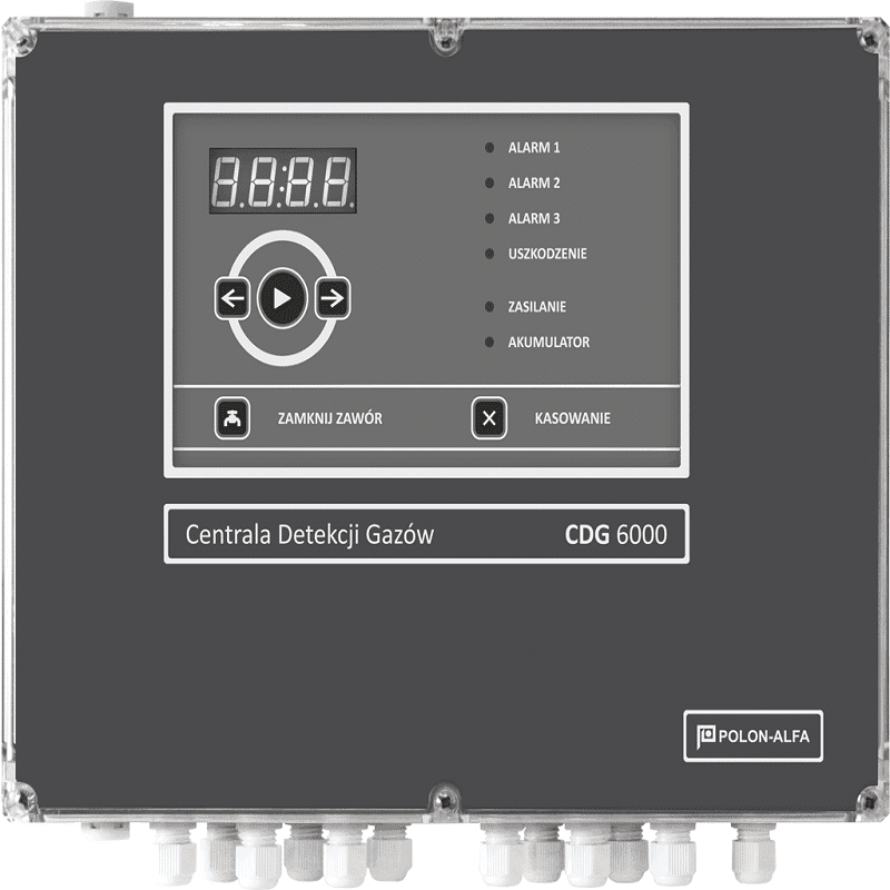 Polon Alfa CDG-6000 Addressable Gas Detection Control Panel(Without Programming)