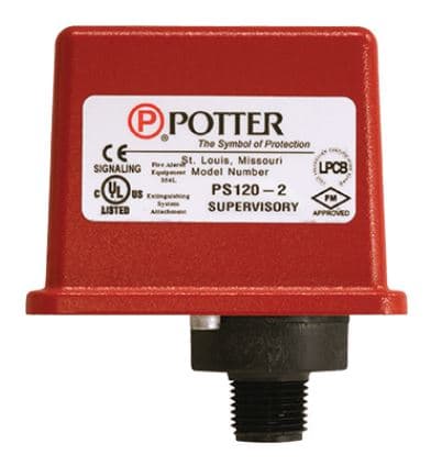 Potter PS120 Series Supervisory Pressure Actuated Switch