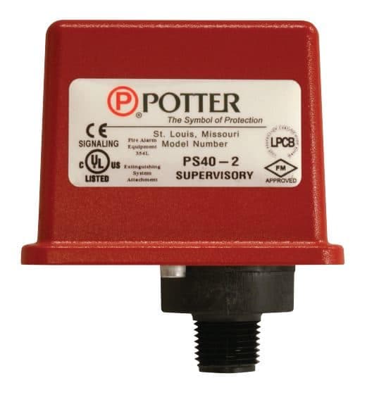 Potter PS40-1 VDS Supervisory Pressure Actuated Switch