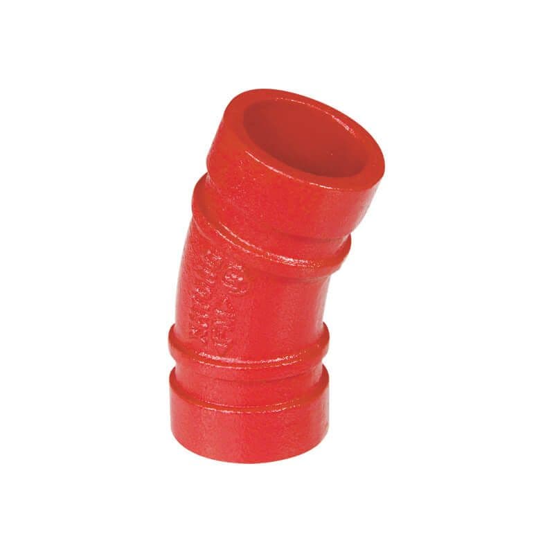 Shield – Ductile Iron Grooved 22.5 Degree Elbow – SDG-225