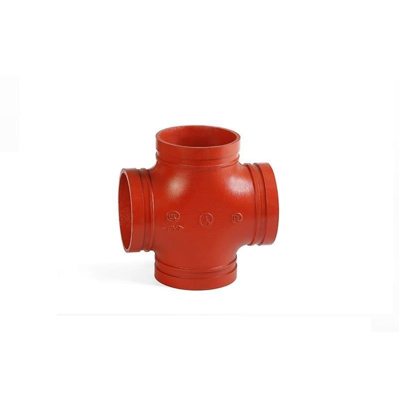 Shield – Ductile Iron Grooved Cross Tee 4inch – SDG-13