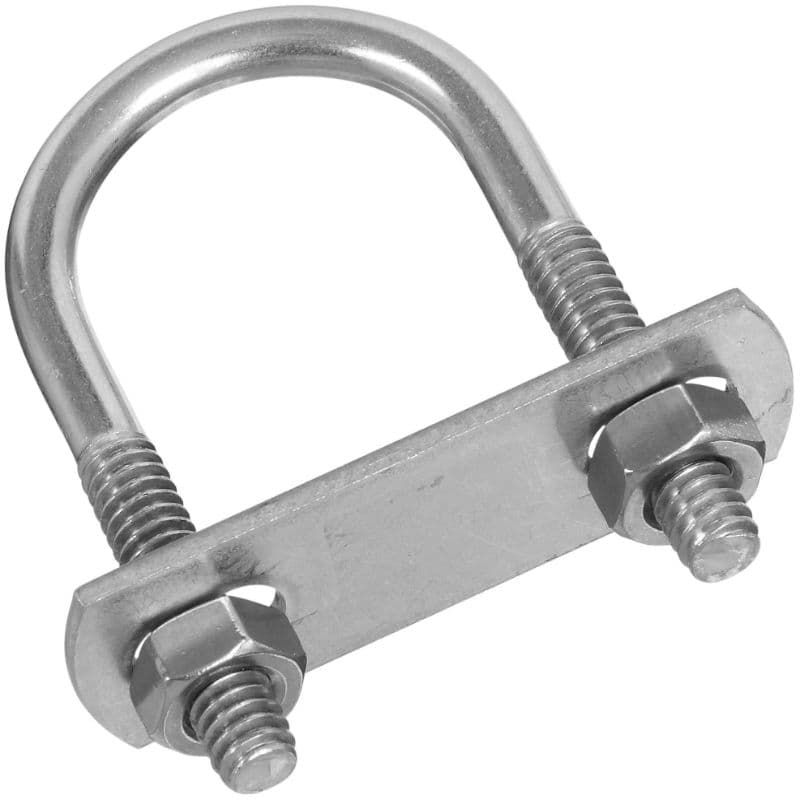 Shield – Electro Galvanized U Bolt with Nut and Washers – SD-UB (MOQ OF 20 PCs)