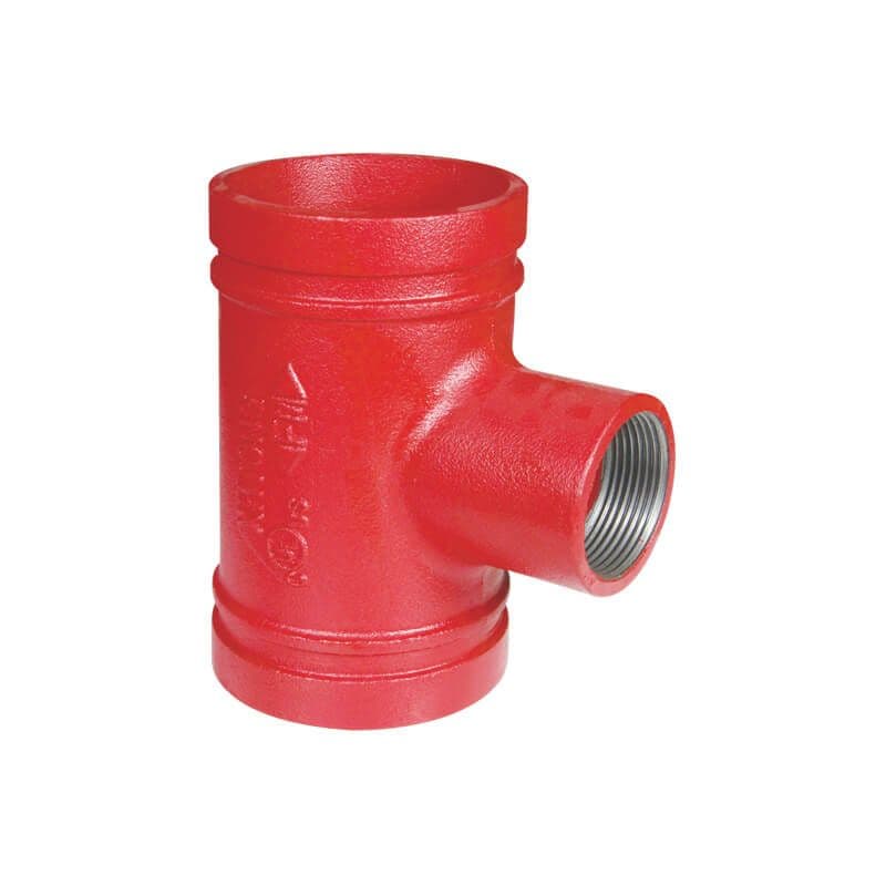 Shield – Grooved Tee with Threaded Branch – SDG-12