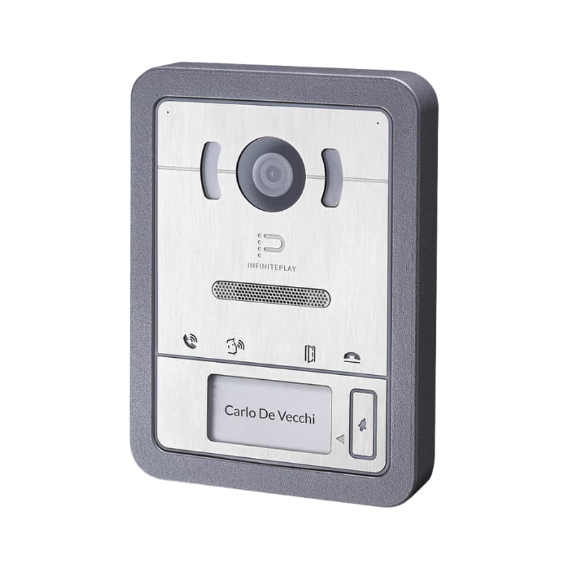 Small Inox A/V 1 Touch Button