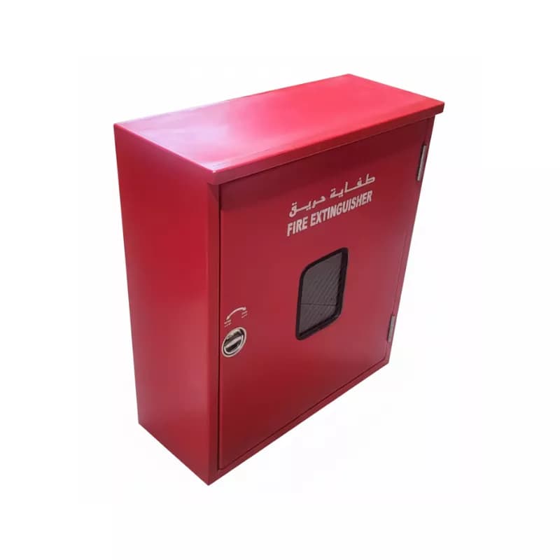 Surface Type Single Door Full GRP Cabinet with Wired Glass and SS304 Hinges – 925x815x325 mm