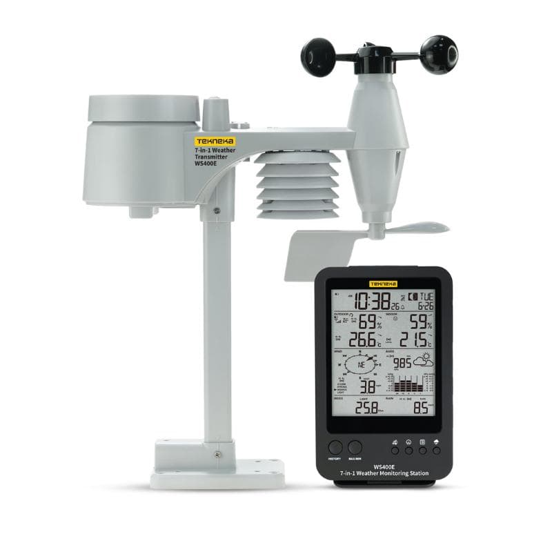 Tekneka – 7-in-1 Weather Monitoring Station – WS400E