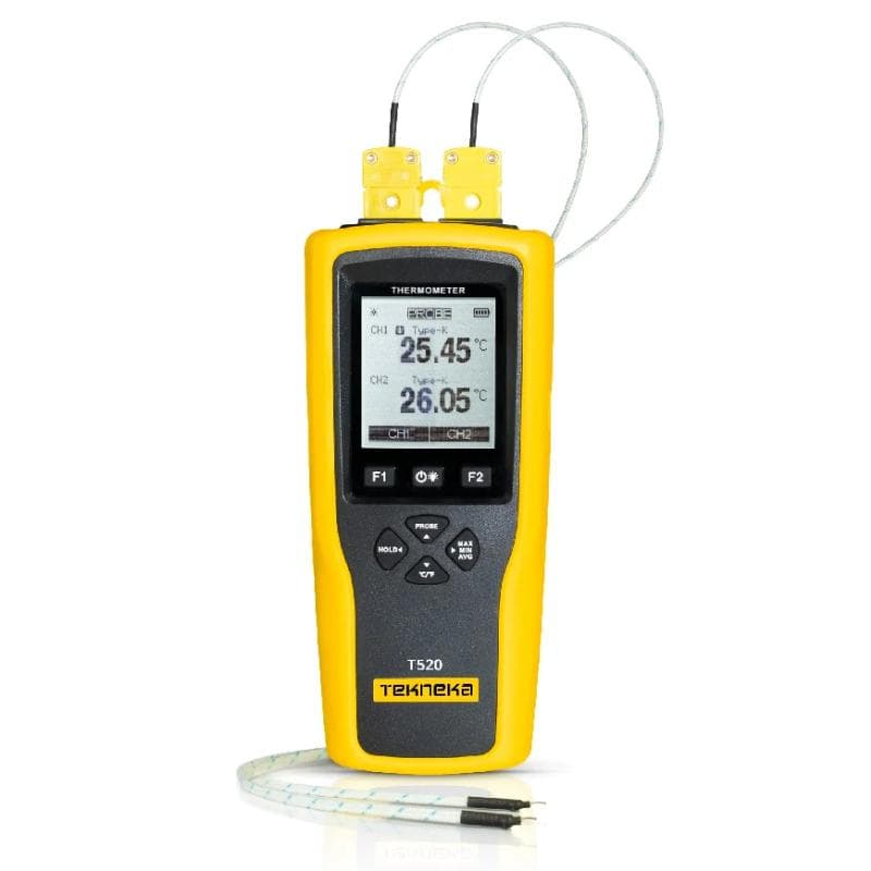 Tekneka – T520 Dual Channel Thermometer Data Logger