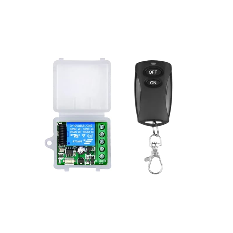Three Channel 433Mhz Am Remote Control-Black/Green