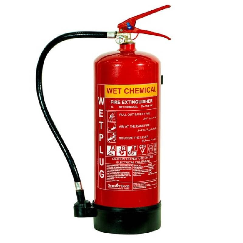 Wetplug – Wet Chemical Fire Extinguisher Kitemark/LPCB Approved, 6ltr – WPWC6