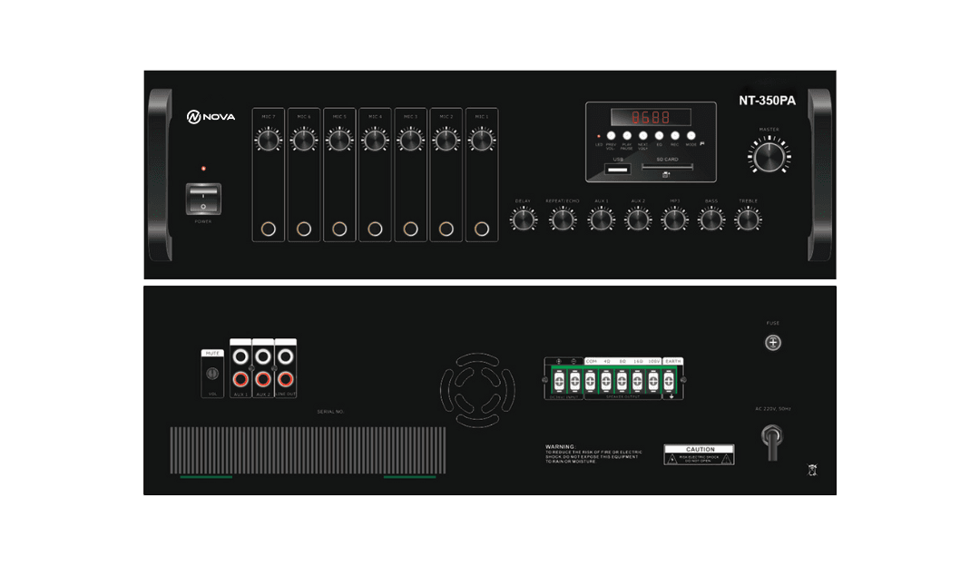 Novatech nt-350pa | pa amplifier