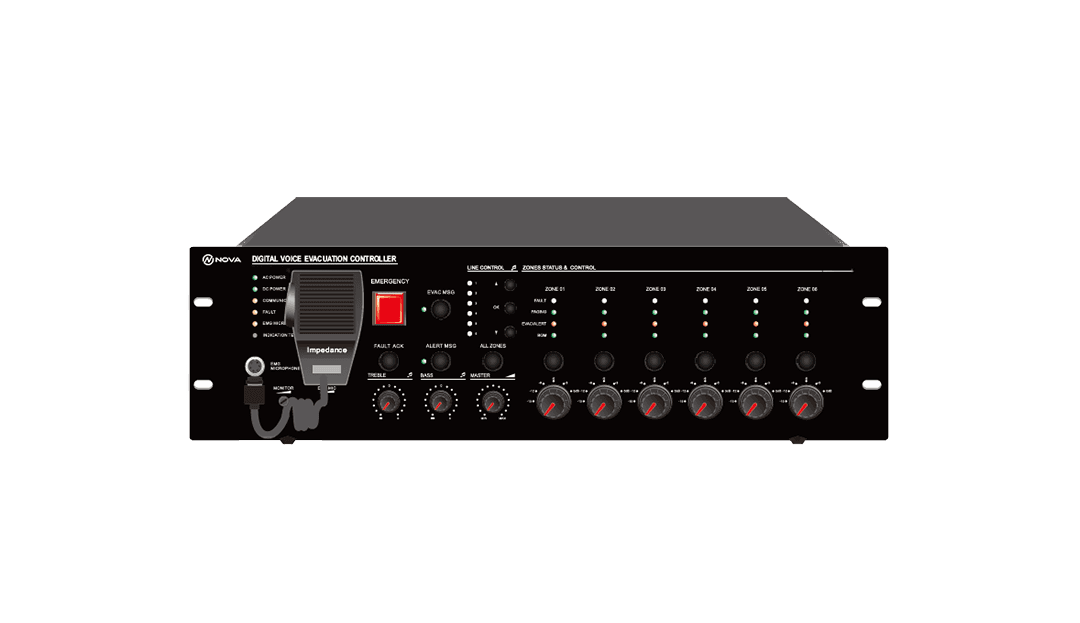 Novatech NT-5240EC | 6 Zone EVAC Controller