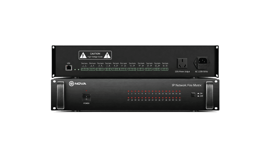Novatech NT-910 IP | IP Network Broadcasting Fire Protection Matrix