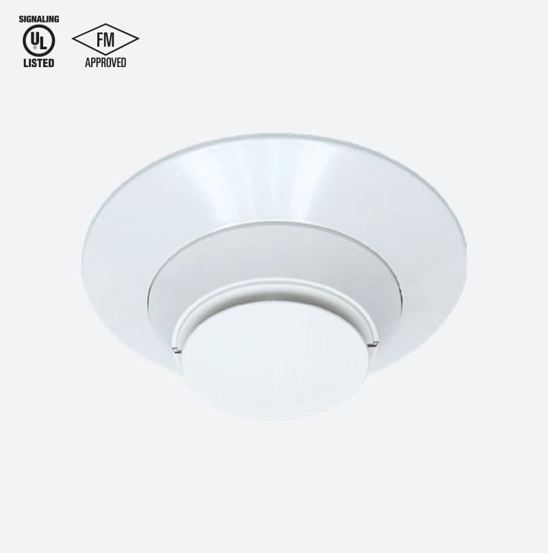 Intelligent Addressable Smoke Detector with Base