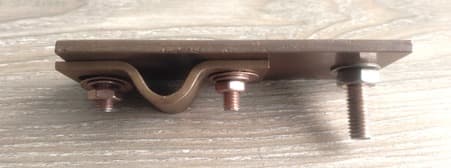 Copper Busbar Made Ground clamp