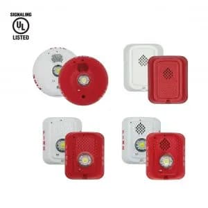 TRIGA LED Indoor Selectable Horns, Strobes & Horn Strobes
