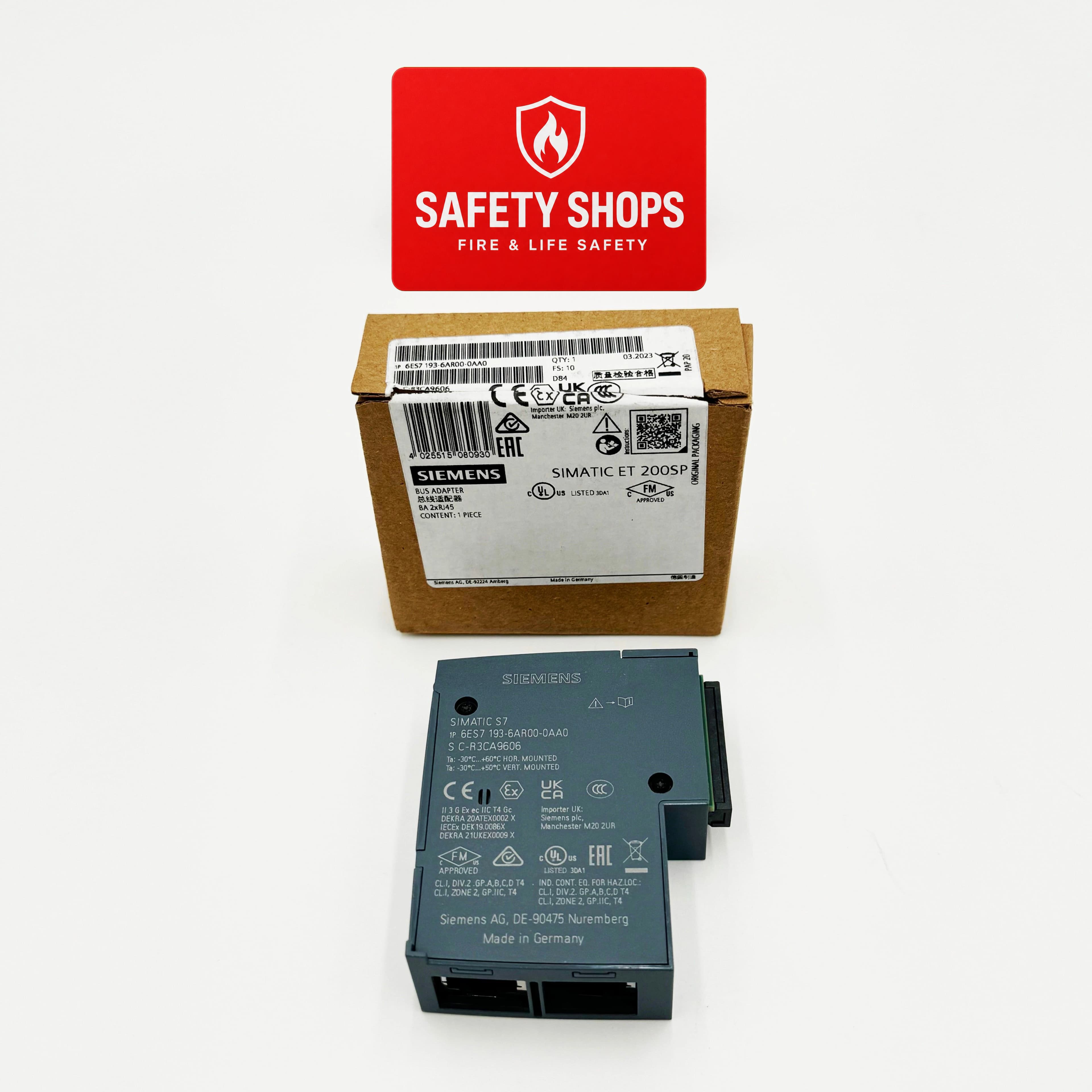 6ES7193-6AR00-0AA0 | SIEMENS SIMATIC ET 200SP BusAdapter BA 2×RJ45 for PROFINET Connectivity