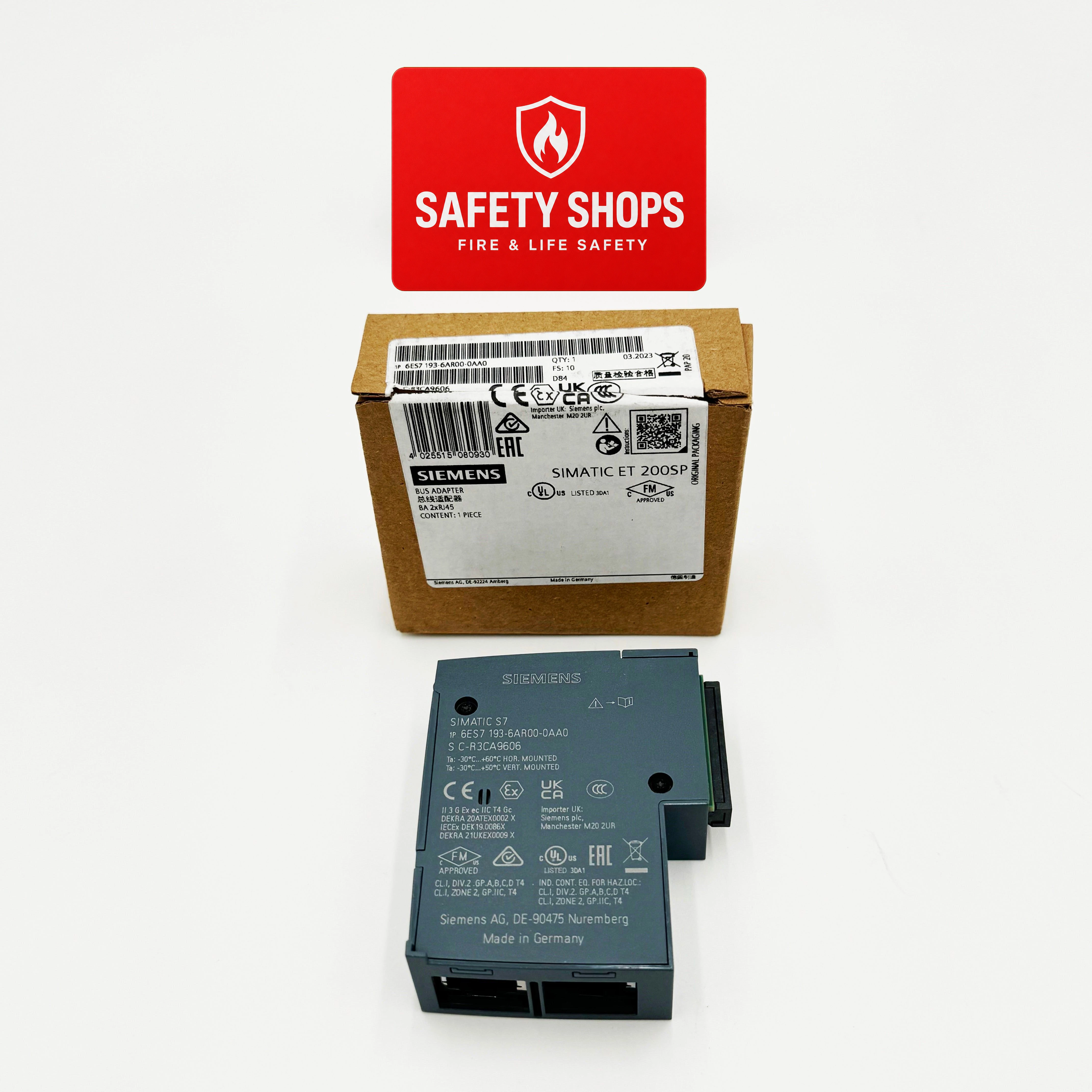 6ES7193-6AR00-0AA0 | SIEMENS SIMATIC ET 200SP BusAdapter BA 2×RJ45 for PROFINET Connectivity