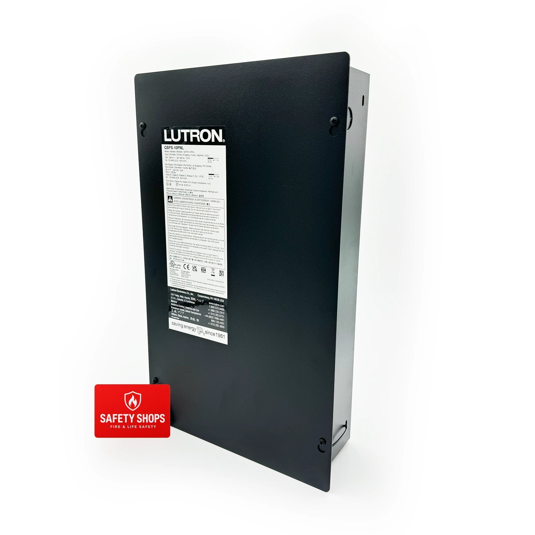 QSPS-10PNL | Lutron 10-Output Sivoia QS Smart Panel