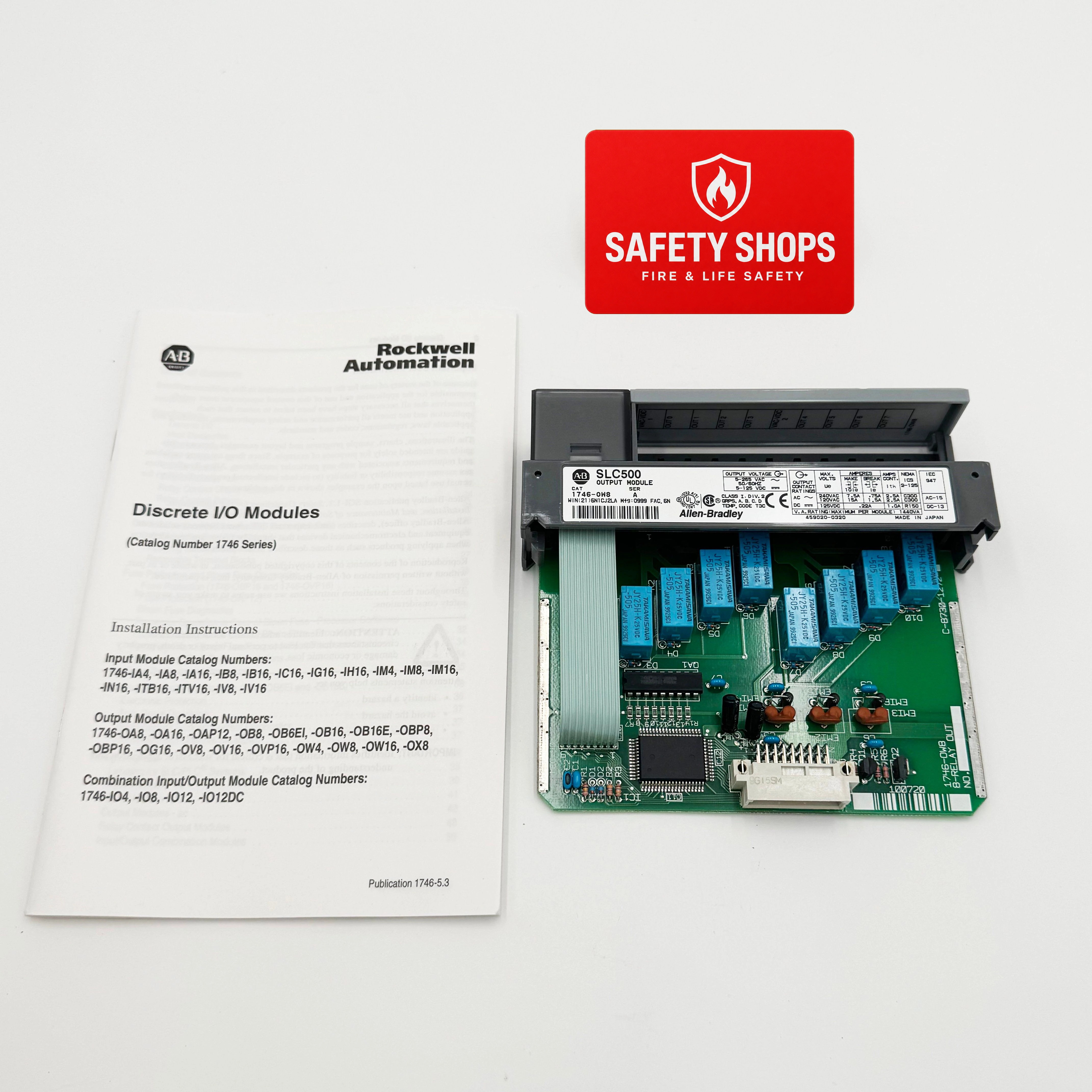 1746-OW8 | Allen-Bradley SLC 500 Eight-Channel Relay Output Module